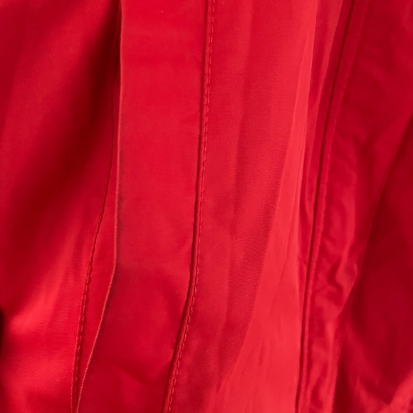 Red lightweight Eileen Fisher jacket, size L - Picture 10 of 10
